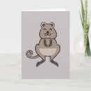 Recherche de marsupiaux vœux cartes Quokka