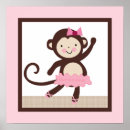 Recherche de singe rose posters Baby girl