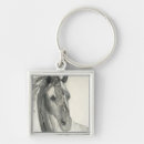 Recherche de cheval gris porteclés Chevaux