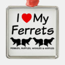 Recherche de furet ornements Amour