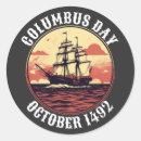 Recherche de columbus autocollants Vintage