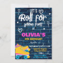 Recherche de patineur invitations D'anniversaire de patinage