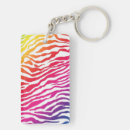 Recherche de zebra porteclés Arc en ciel