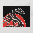Recherche de dragon rouge cartes postales Dragons