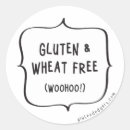 Recherche de blé autocollants Gluten