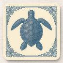 Recherche de tortue dessous de verres Bleu