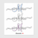 Recherche de script autocollants Monogramme