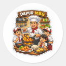 Recherche de la cuisine autocollants Cuisinier