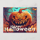 Zoek naar pompoen gezichten briefkaarten Partij