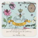 Recherche de reine des abeilles autocollants Bleu