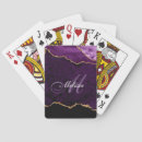 Recherche de or jeux de cartes Monogramme