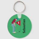 Recherche de putt porteclés Golfeur