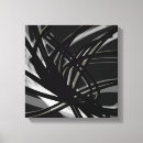 Zoek naar samenvatting canvas prints Zwart