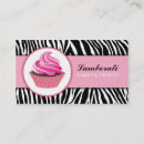 Zoek naar roze zebra visitekaartjes Bakkerij