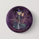 Recherche de décoration de halloween badges Sorcière
