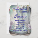 Recherche de whimsical 16ans anniversaire invitations Floral