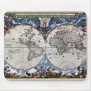 Recherche de carte vieux monde tapis souris Cartographie
