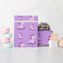 Recherche de licornes papier cadeau Baby shower