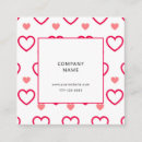 Recherche de coeur romantique cartes visite Professionnel