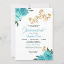 Recherche de mariposa invitations Mis quince años