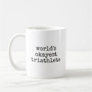 Recherche de triathlon drôle tasses Triathlète
