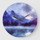 Recherche de peinture paysage horloges Lac
