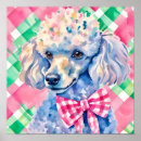 Zoek naar roze hond posters Waterverf