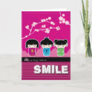 Recherche de kokeshi vœux cartes Cerise