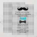 Recherche de moustache anniversaire invitations Gris