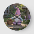 Recherche de gnomes horloges Été