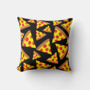 Recherche de pizza coussins Tranche de pizza
