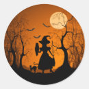 Recherche de sorcière mignonne autocollants Heureux