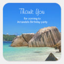 Recherche de anniversaire tropical autocollants Océan