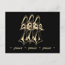 Recherche de paix cartes postales Noir