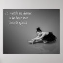 Recherche de danseuse de ballerine posters Noir et blanc