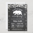 Zoek naar baby ijsbeer posters Winter baby shower