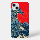 Recherche de la grande vague iphone coques Japonaise