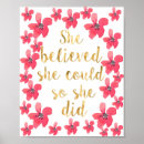 Zoek naar typografische tekst posters For her