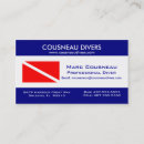 Recherche de scaphandre cartes visite Affaires