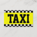 Recherche de chauffeur de taxi jaune cartes visite Noir