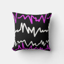Recherche de lignes de zigzag coussins Élégant