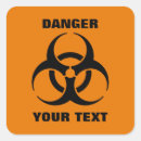 Recherche de symbole de biohazard autocollants Biologique