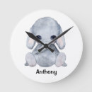 Recherche de animaux de chambre enfant horloges Aquarelle