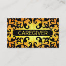 Zoek naar verpleeghuis visitekaartjes Verzorger