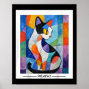 Recherche de chat abstrait posters Conception