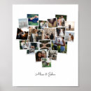 Recherche de forme de coeur posters Collage