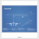Recherche de concorde autocollants Avion