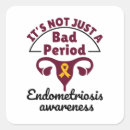 Recherche de endométriose autocollants Sensibilisation