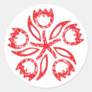 Recherche de tulipe rouge autocollants Tulipes