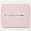 Recherche de rose saumoné tapis souris Moderne